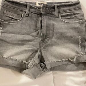 kensie gray jean short size 26